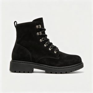 BlackHigh-Top Outdoor Boots