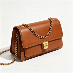 BrownLeather Shoulder Bag