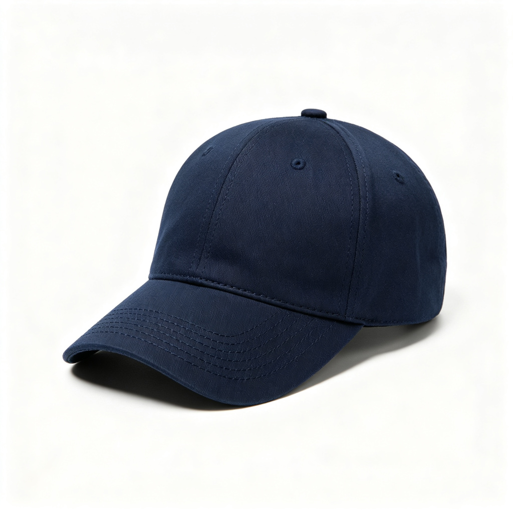 Navy Cotton Baseball Cap