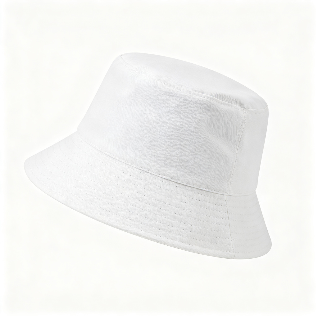 White Bucket Hat