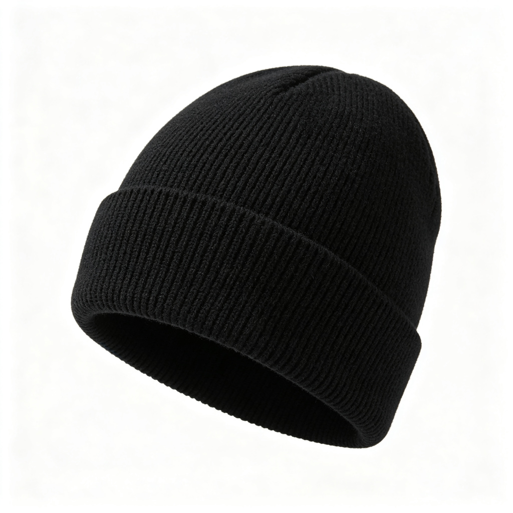 Black Knit Beanie
