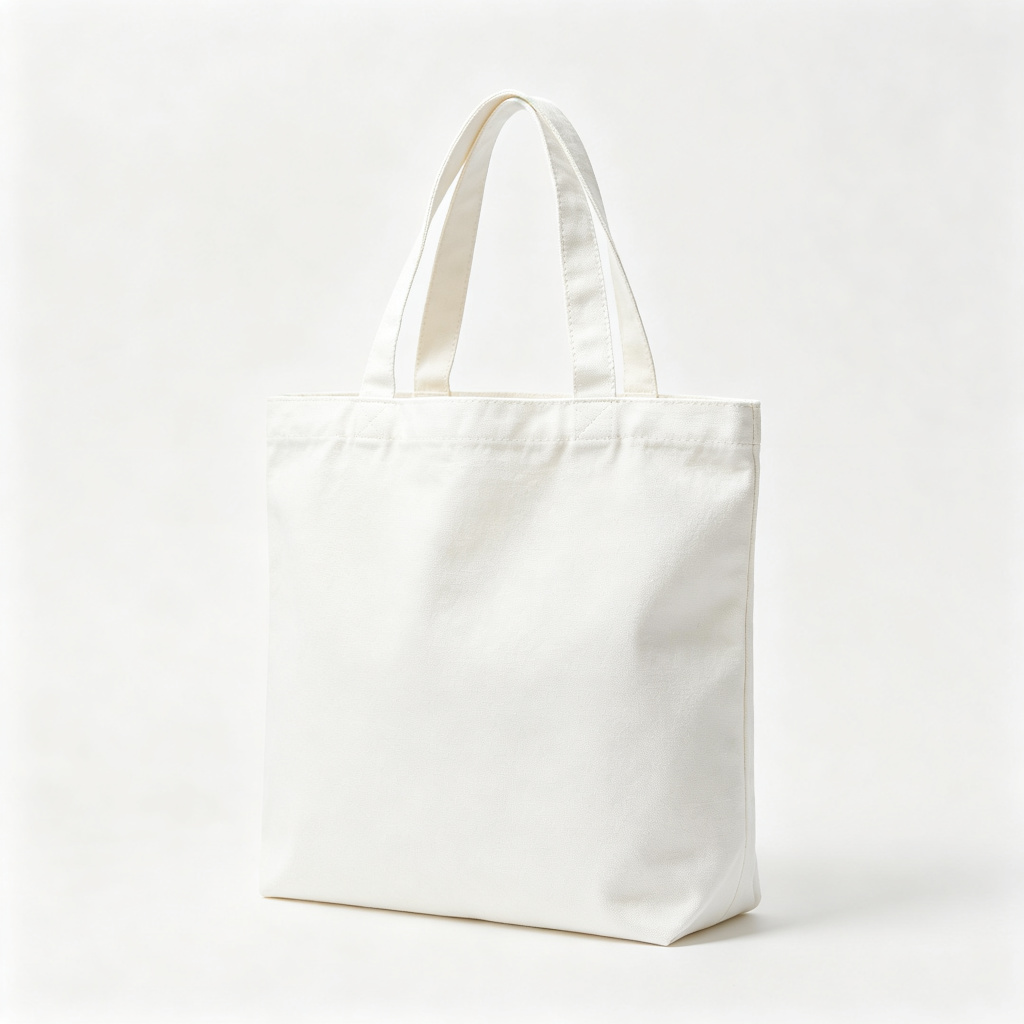 White Canvas Tote Bag