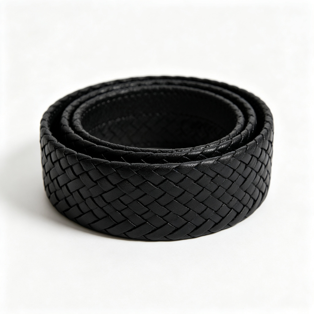 Black Braided Belt