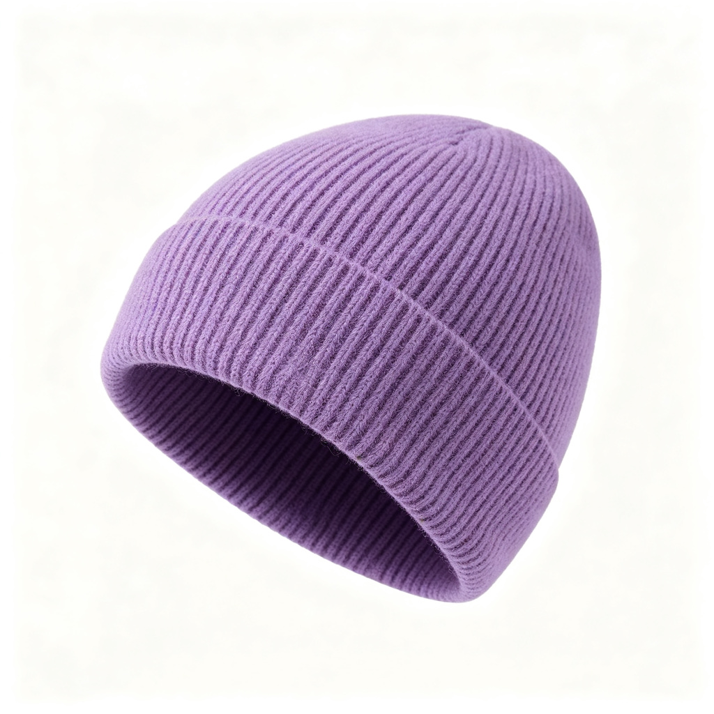 Purple Knit Beanie
