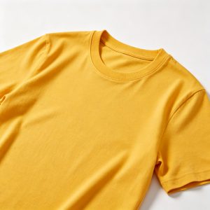 YellowCotton Crew-Neck T-Shirt