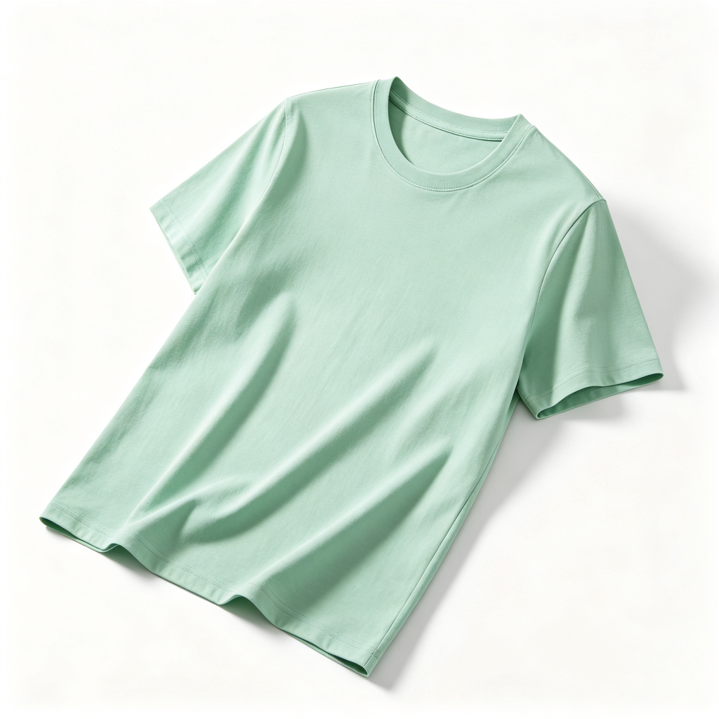 Mint Green Crew-Neck T-Shirt