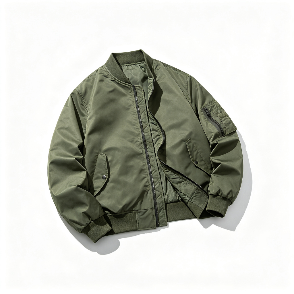 Army Green Bomber Jacket