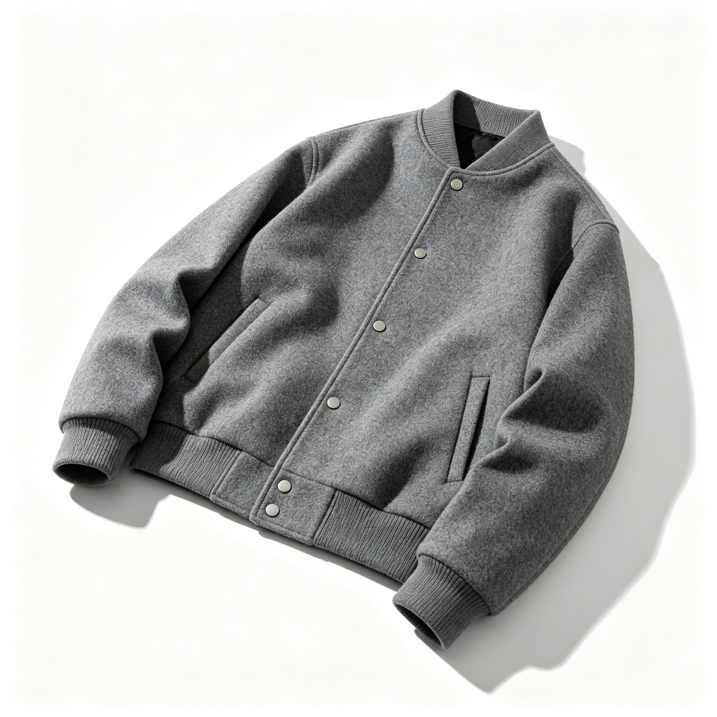 Gray Varsity Jacket