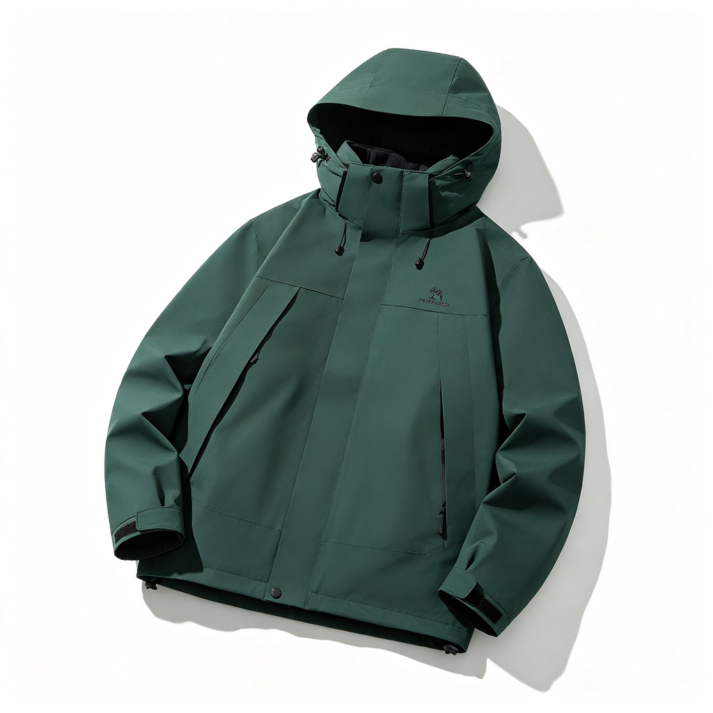 Forest Green Outdoor Shell Jacket