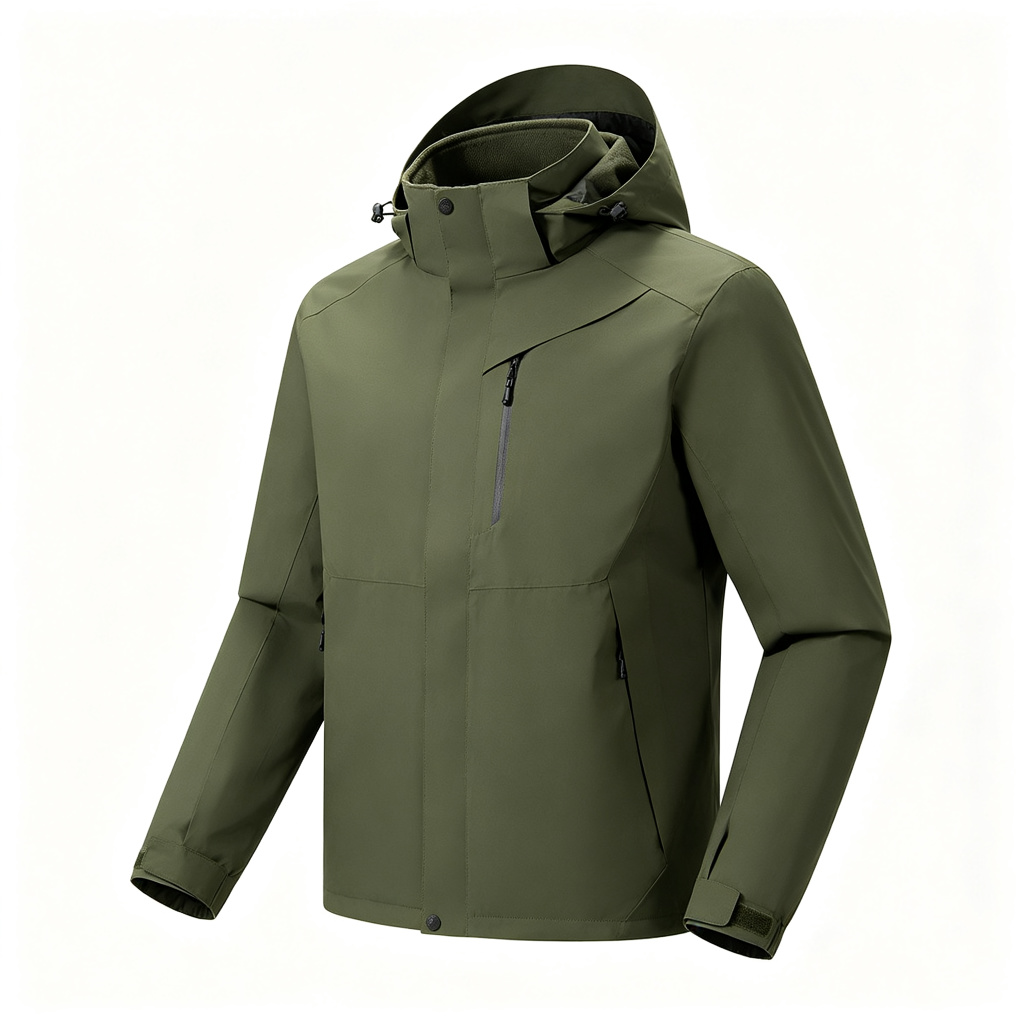 Army Green Outdoor Shell Jacket