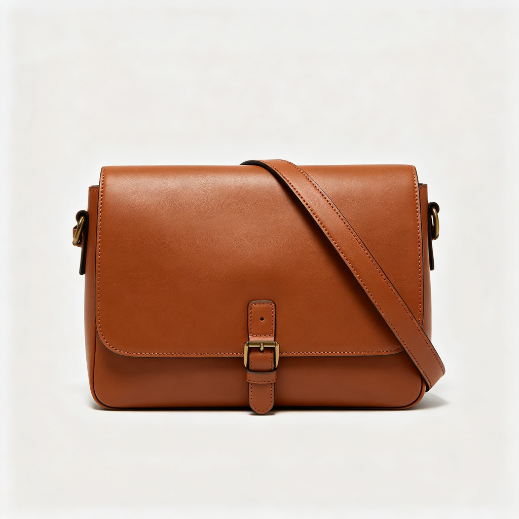 Brown Leather Shoulder Bag
