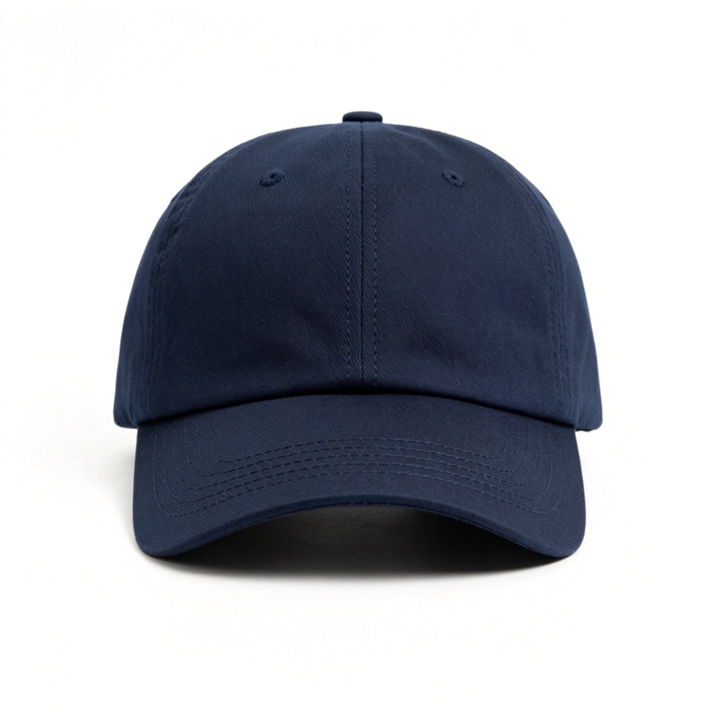 Navy Cotton Baseball Cap