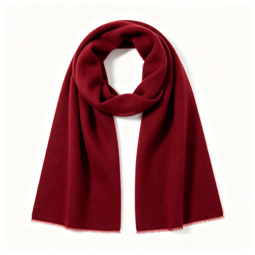 Burgundy Cashmere Scarf