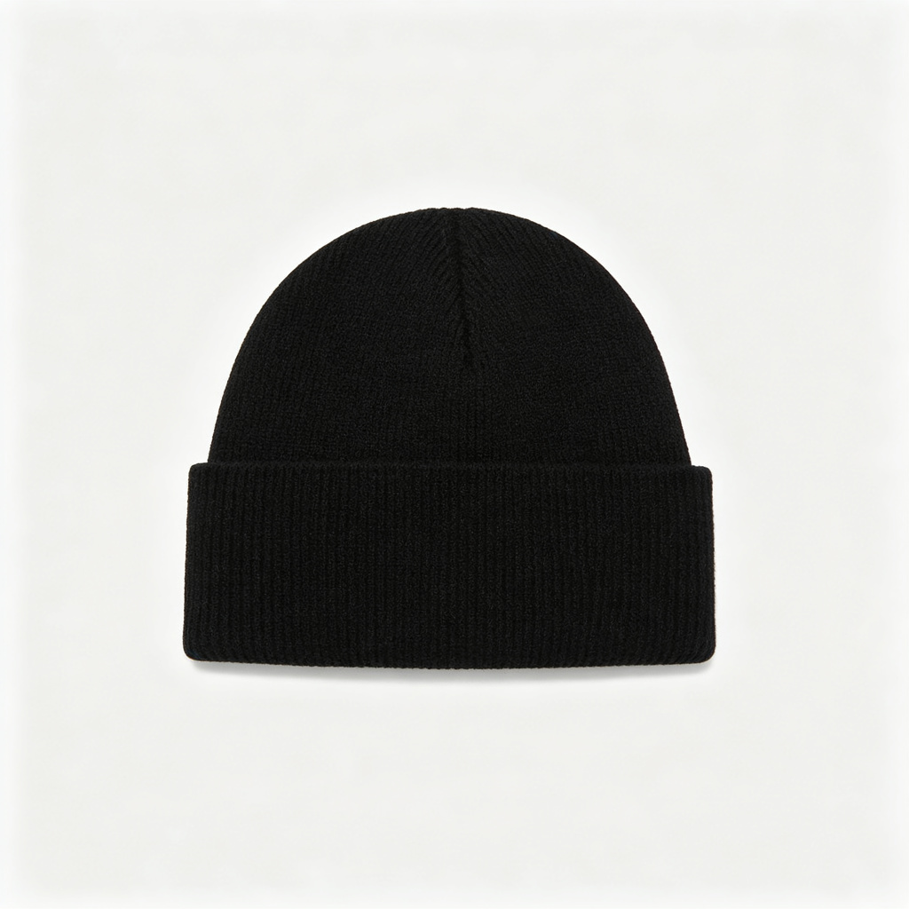 Black Knit Beanie