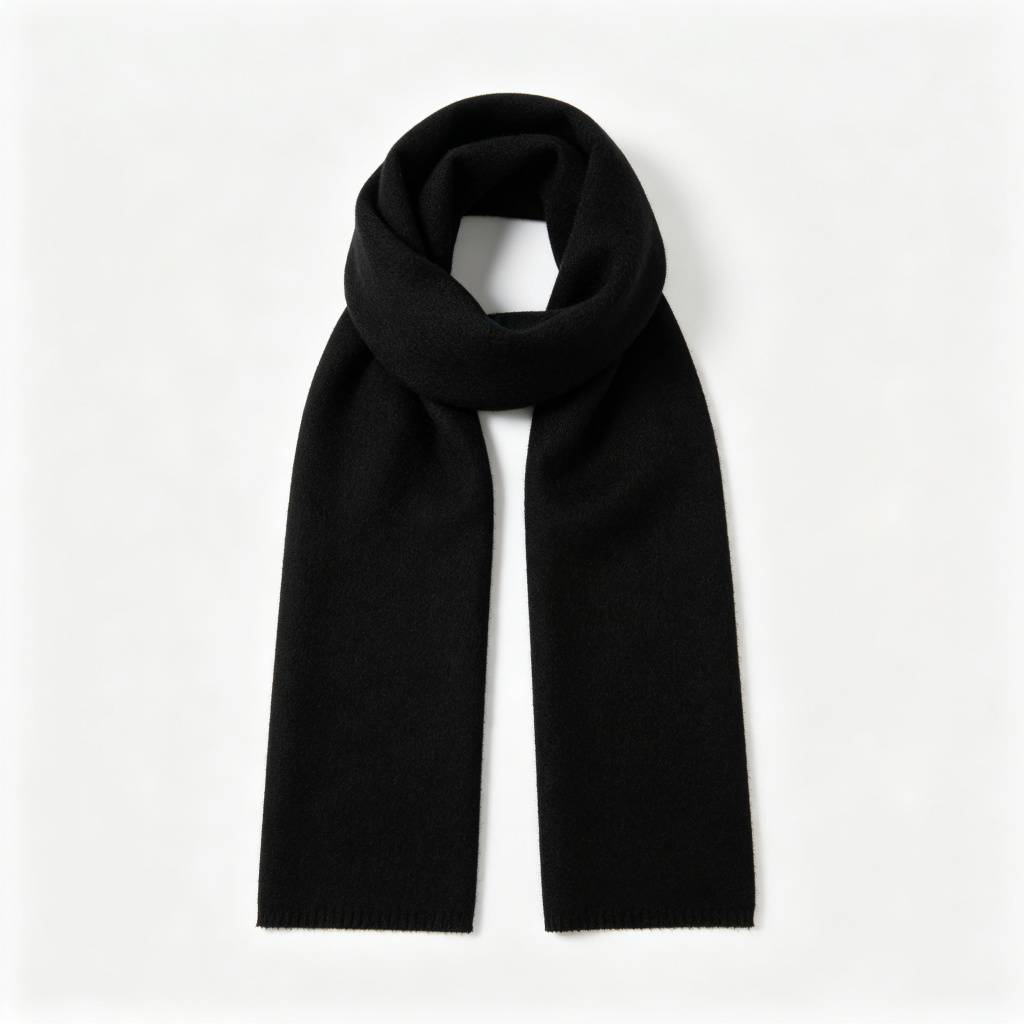 Black Cashmere Scarf