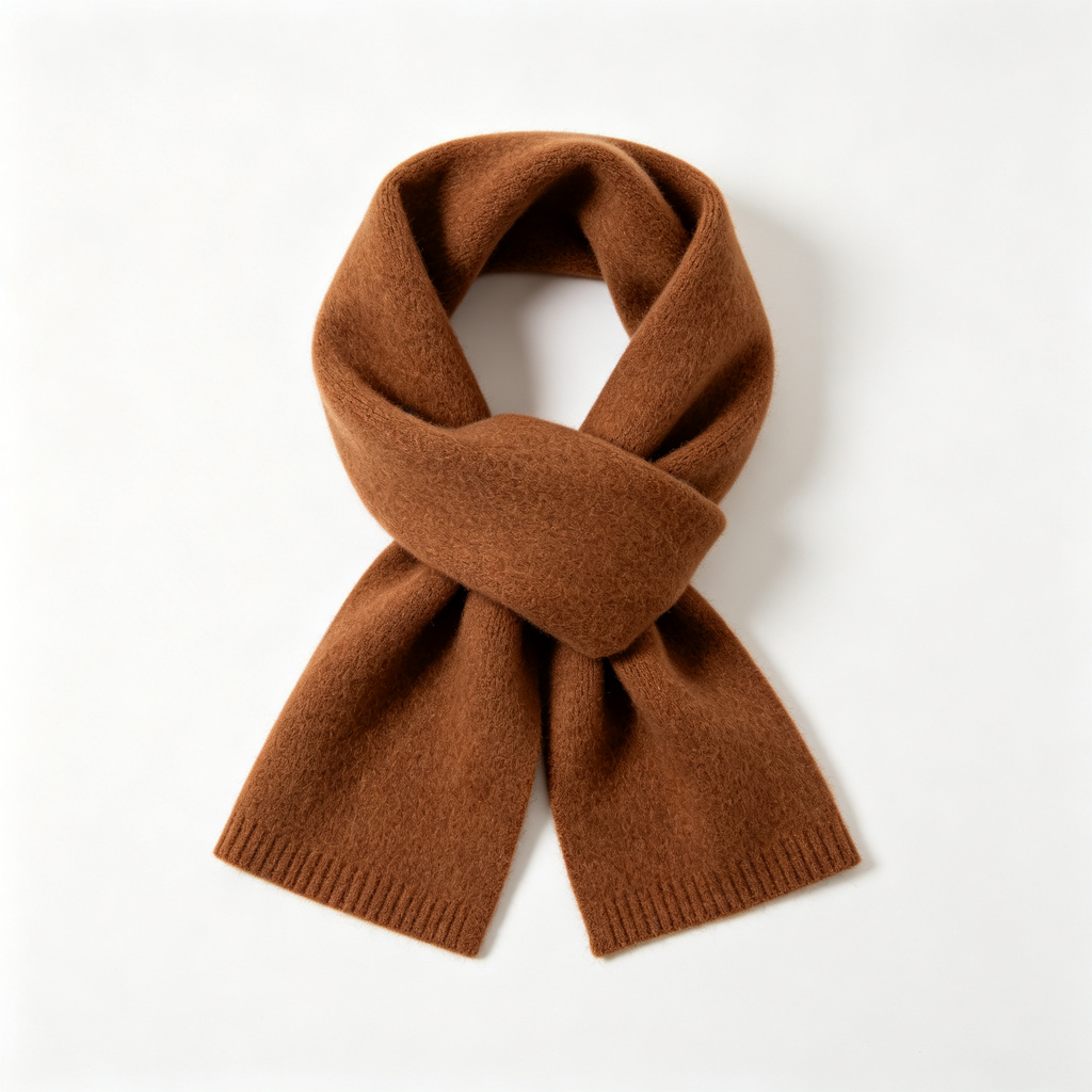 Brown Wool Scarf