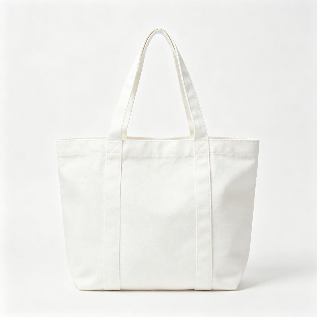 White Canvas Tote Bag