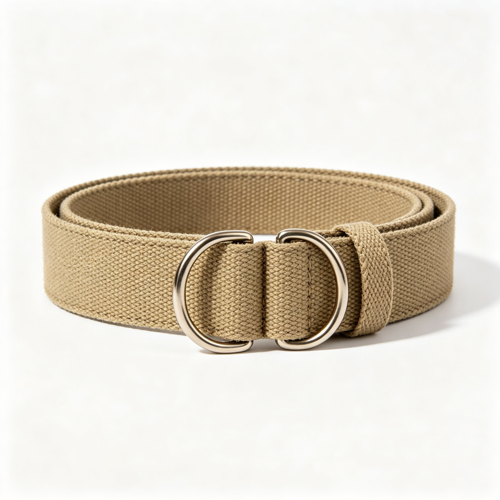Khaki Canvas Belt