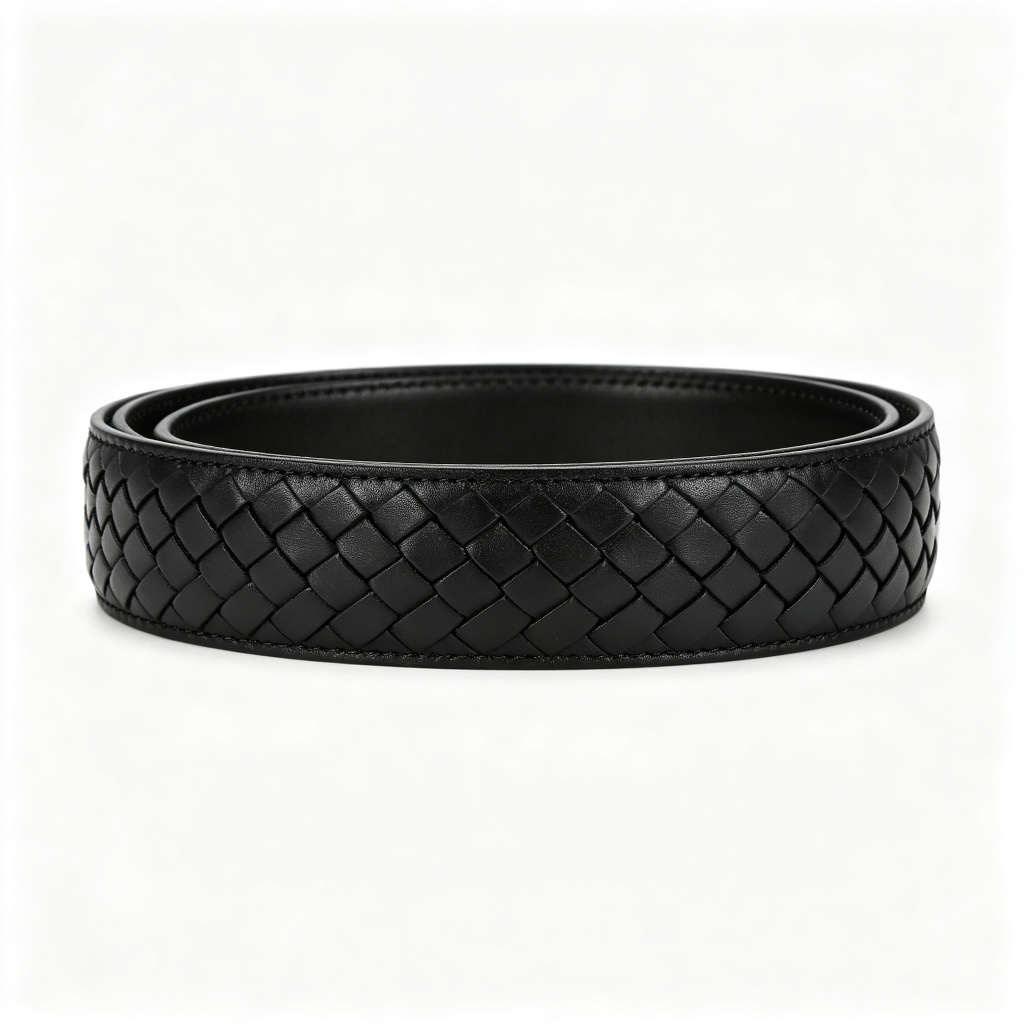 Black Braided Belt