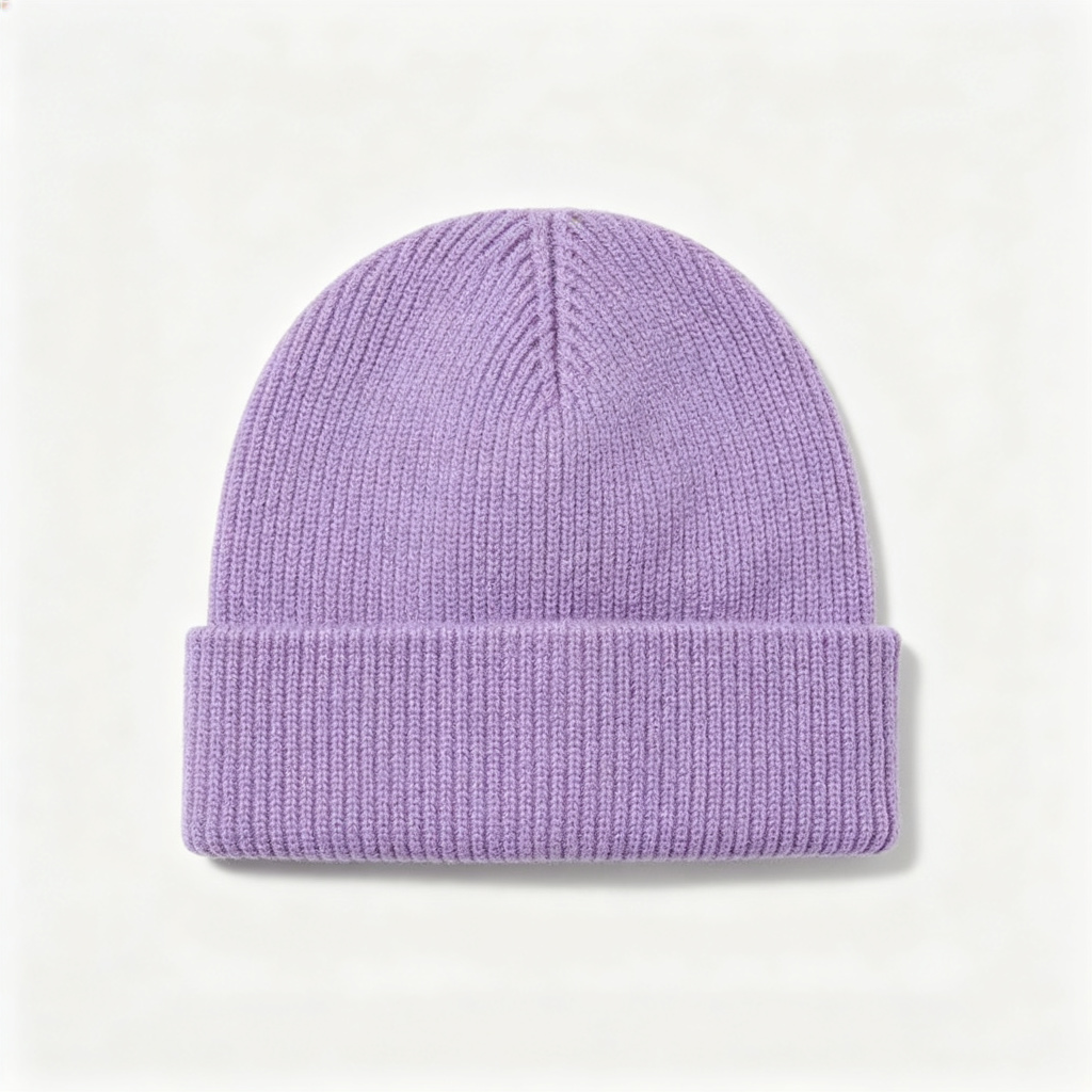 Purple Knit Beanie