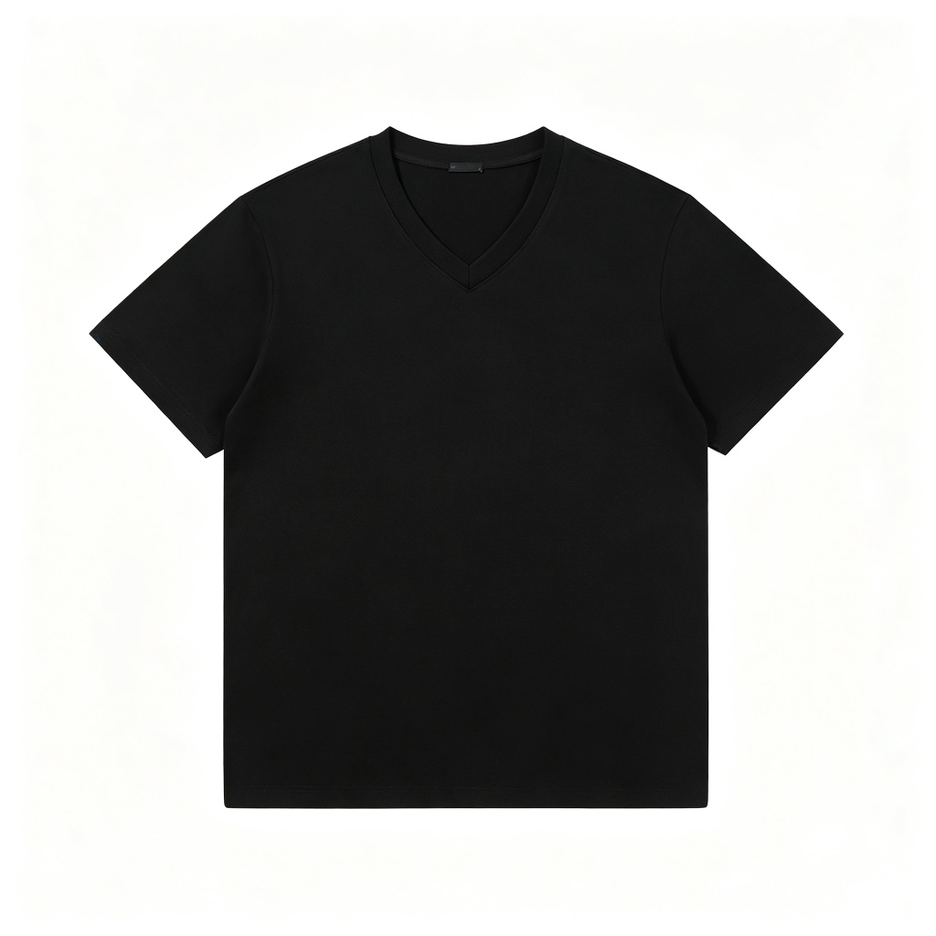 Black V-Neck T-Shirt