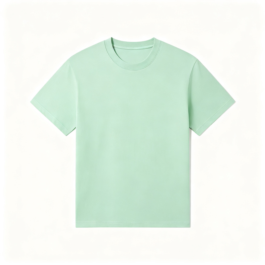 Mint Green Crew-Neck T-Shirt