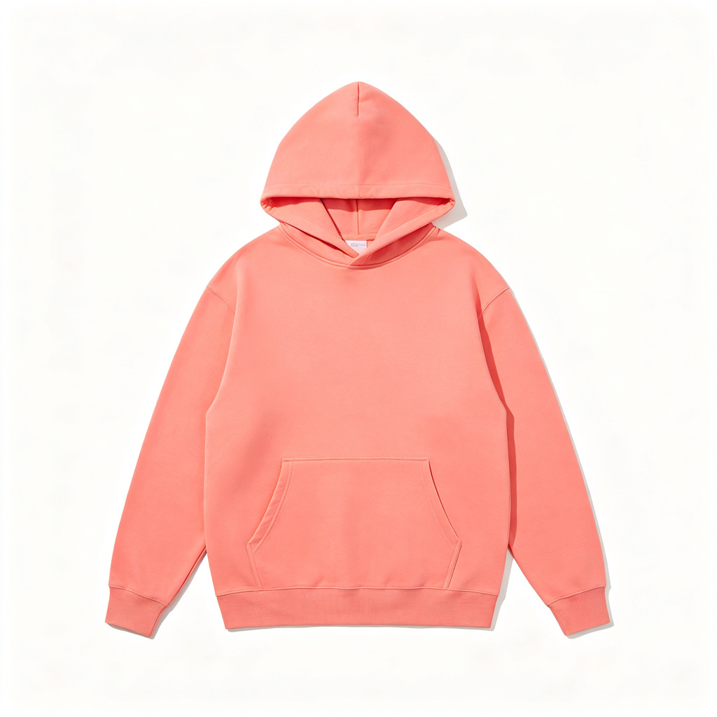Coral Pink Hoodie
