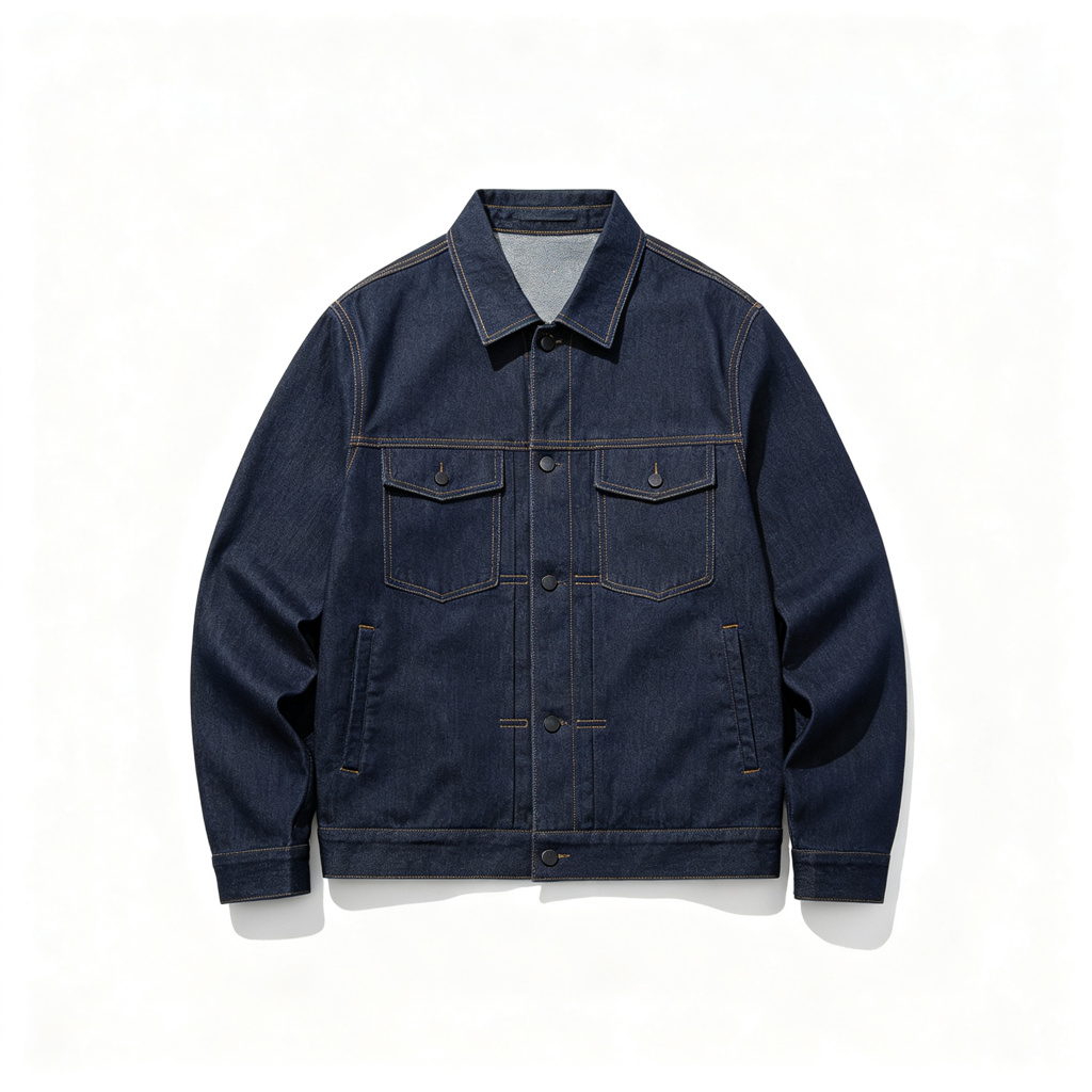 Navy Denim Jacket