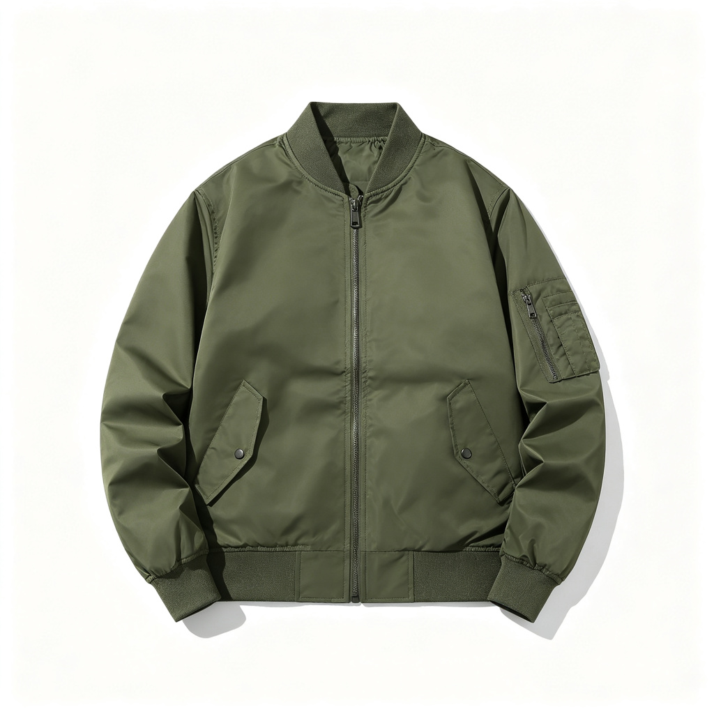 Army Green Bomber Jacket
