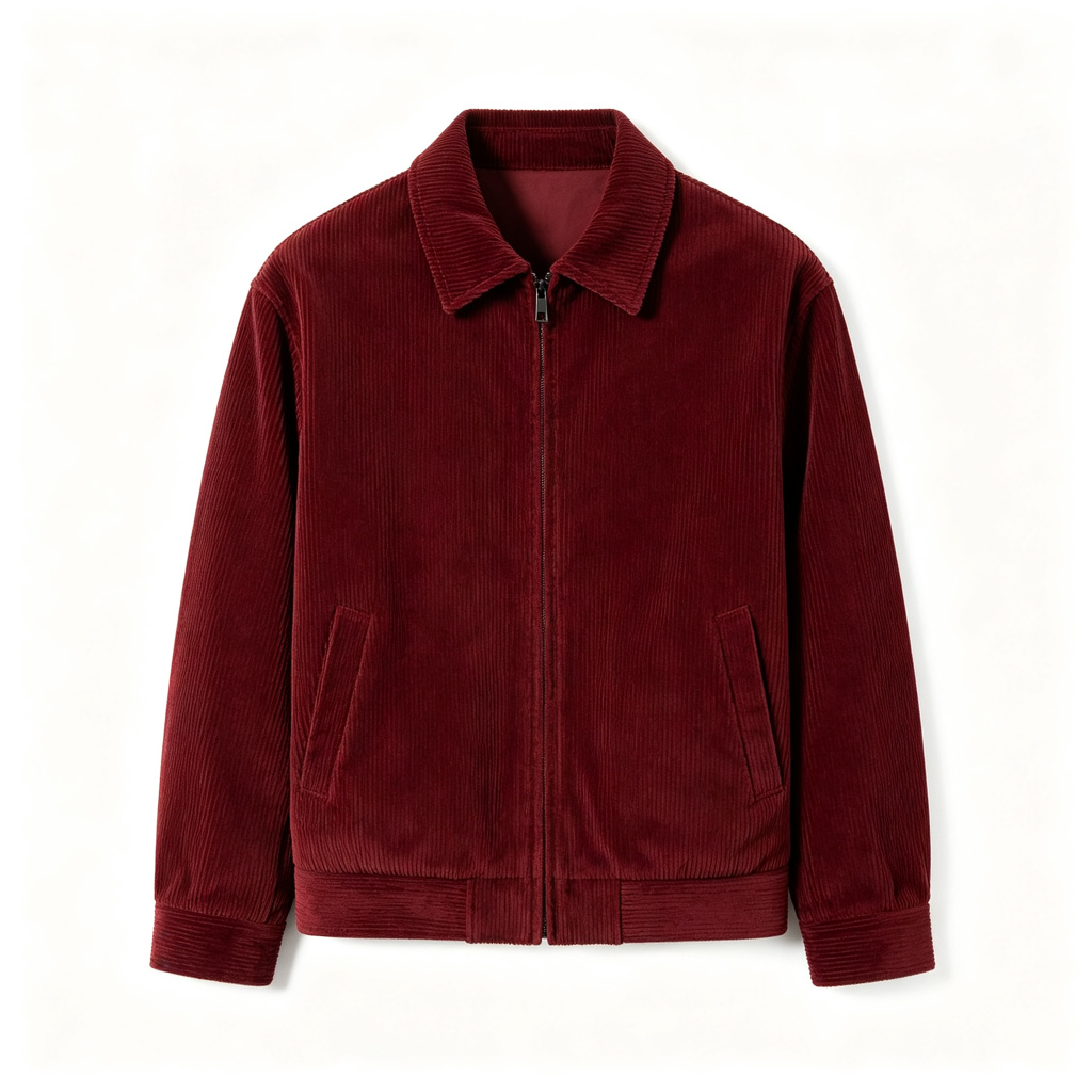 Burgundy Corduroy Jacket