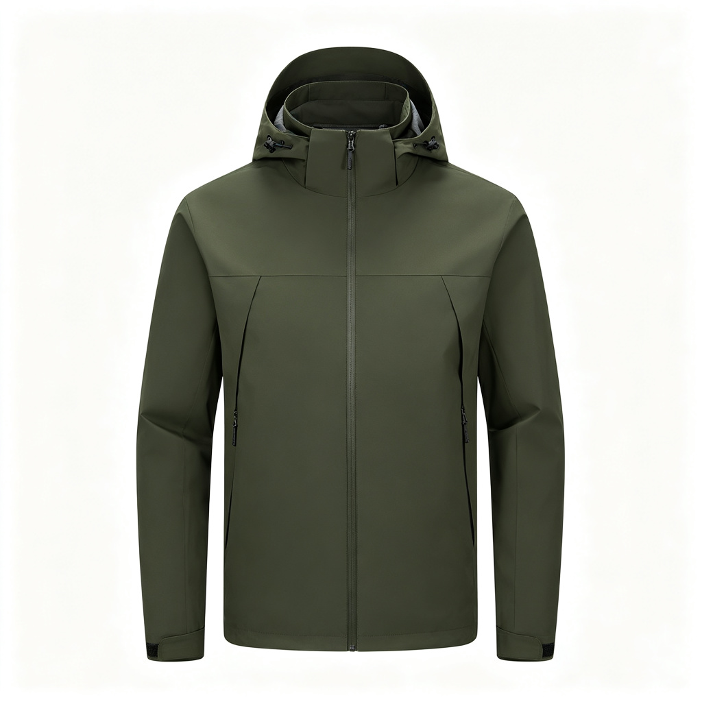 Forest Green Outdoor Shell Jacket