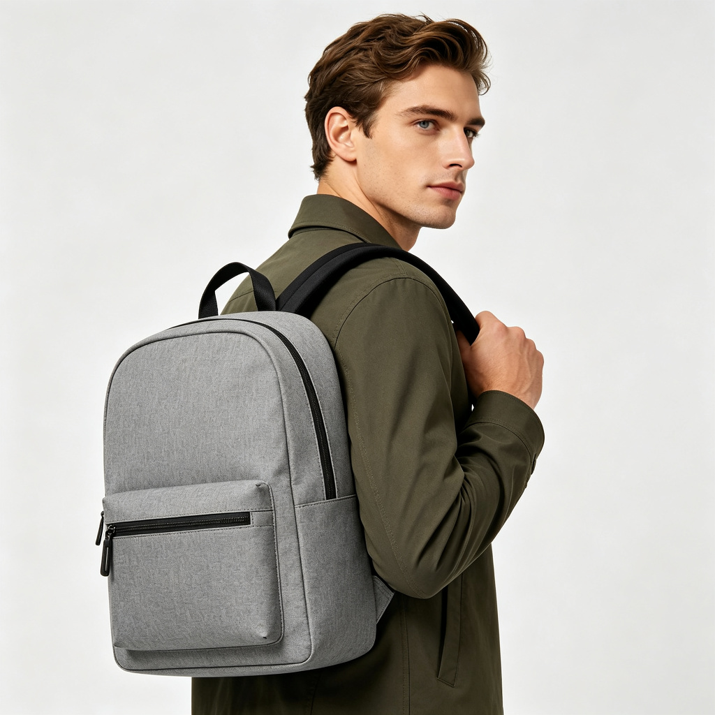 Gray Backpack