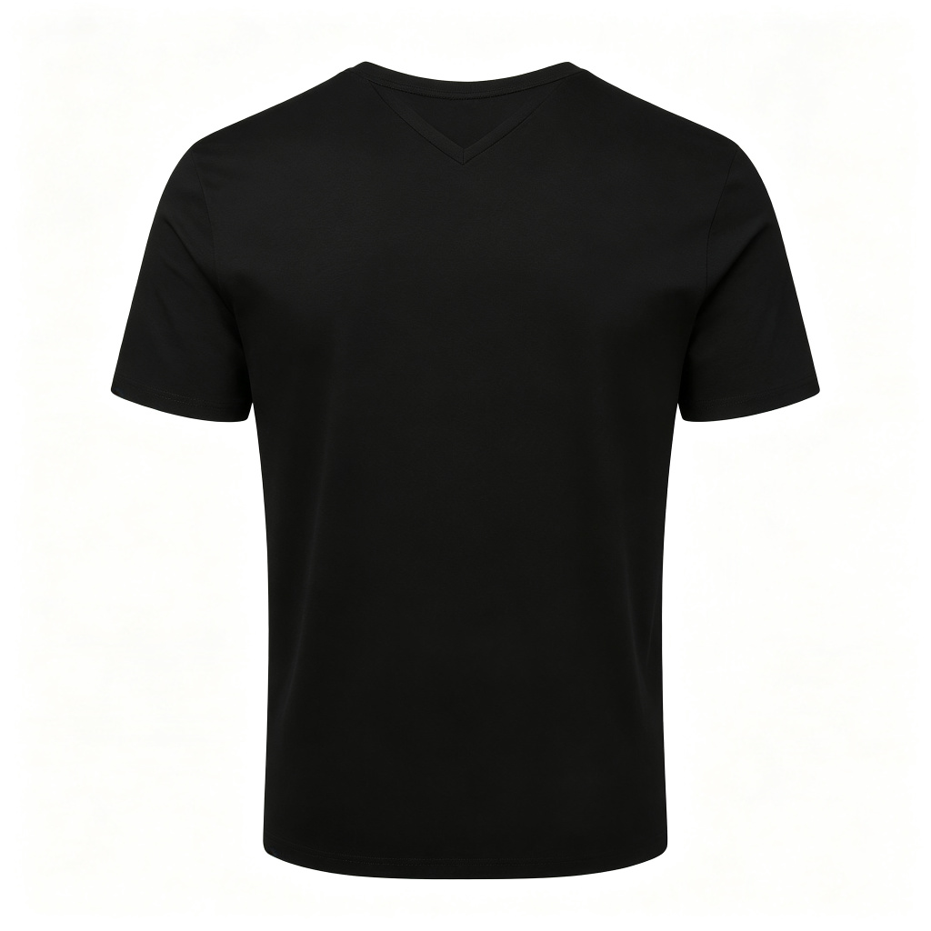 Black V-Neck T-Shirt