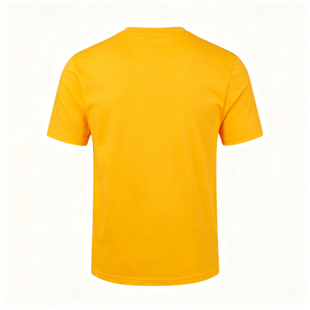 Bright Yellow Crew-Neck T-Shirt