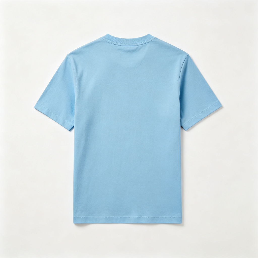 Sky Blue Crew-Neck T-Shirt