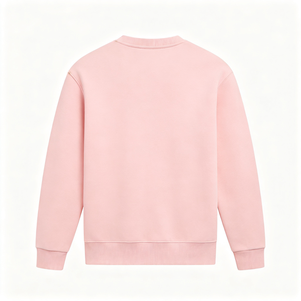 Pink Crew-Neck Sweatshirt