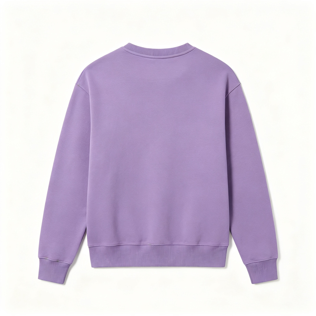 Purple Crew-Neck Sweatshirt