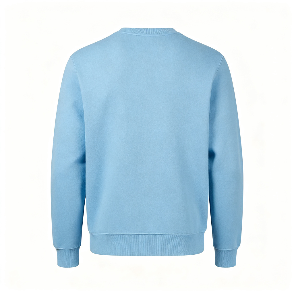 Sky Blue Crew-Neck Sweatshirt