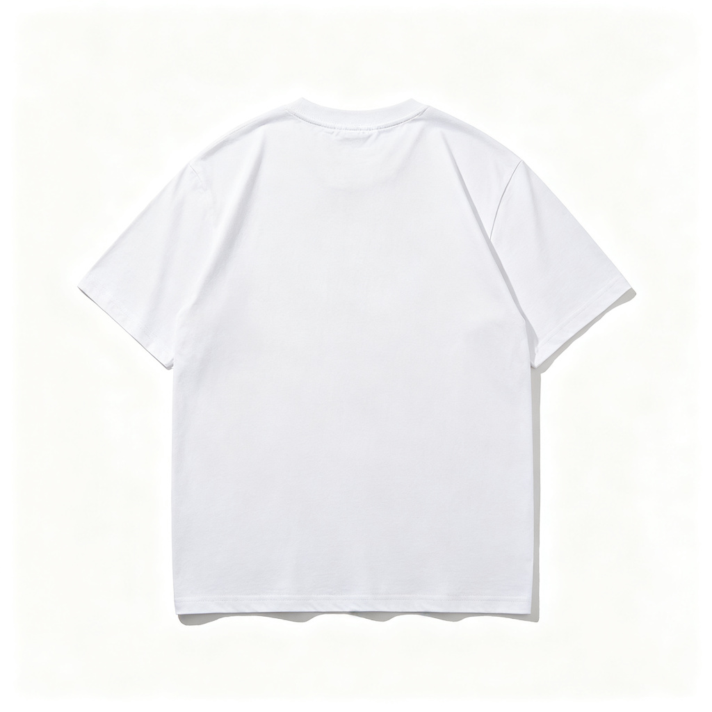 White Cotton Crew-Neck T-Shirt