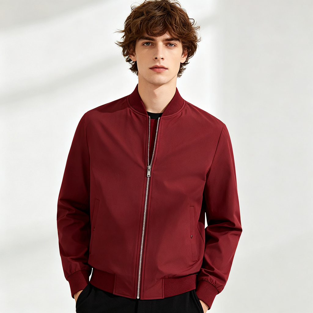 Burgundy Varsity Jacket