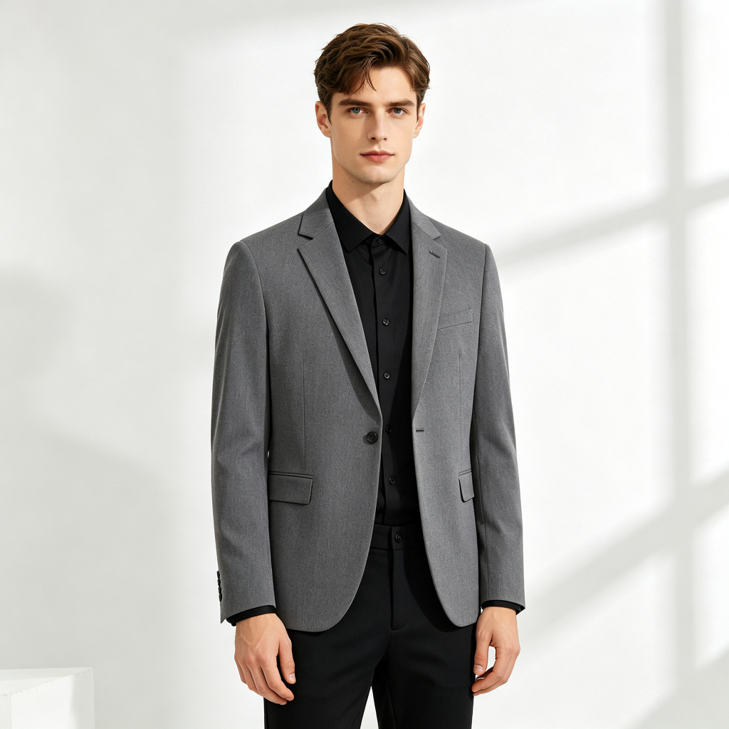 Gray Business Jacket