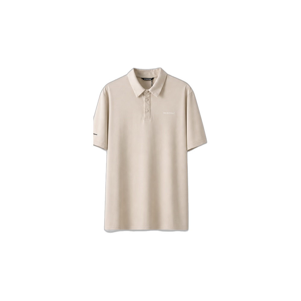 Three-Color Minimal Short-Sleeve Polo Shirt - View 5