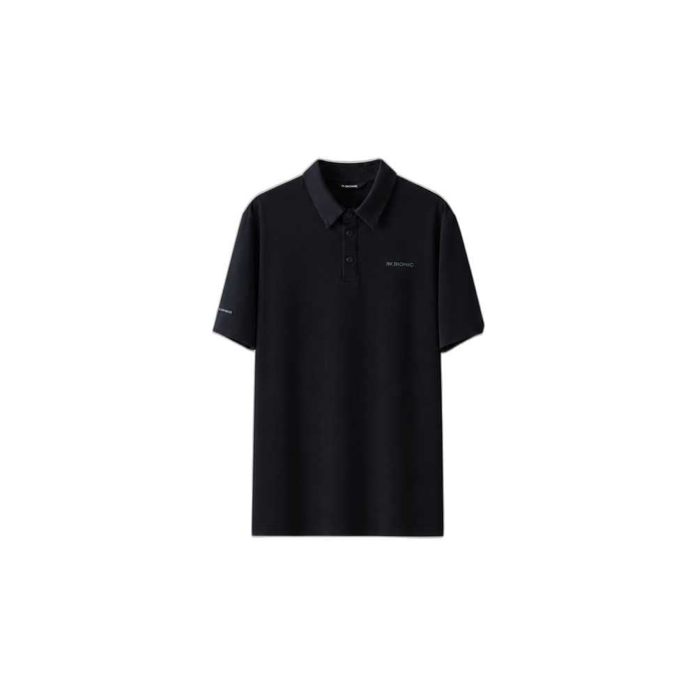 Three-Color Minimal Short-Sleeve Polo Shirt - View 6