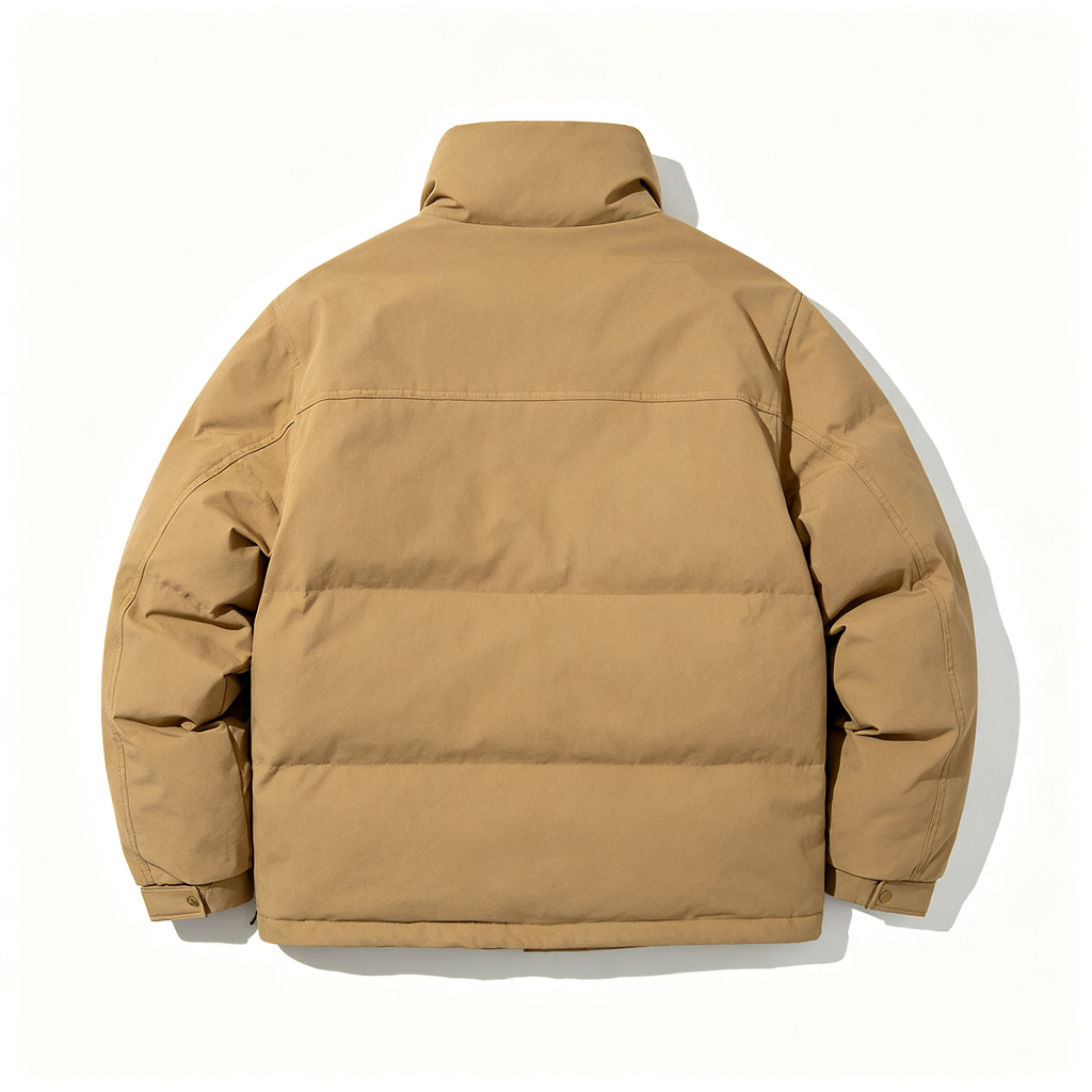 Khaki Utility Down Jacket