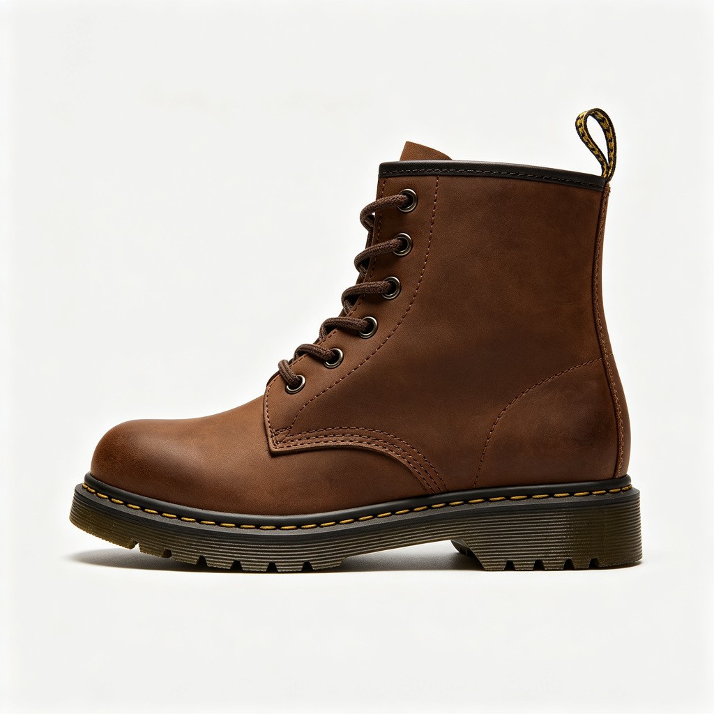 Brown Combat Boots