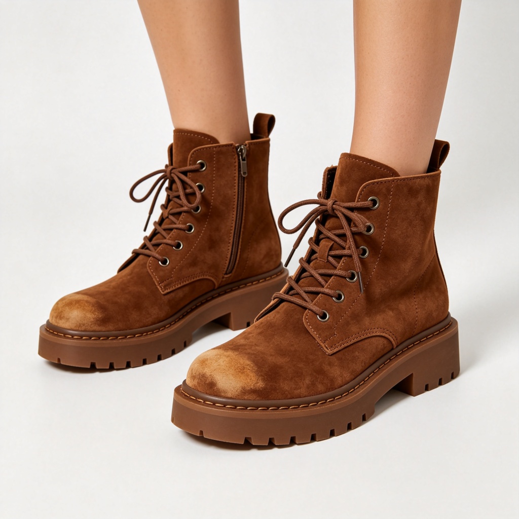 Brown Combat Boots