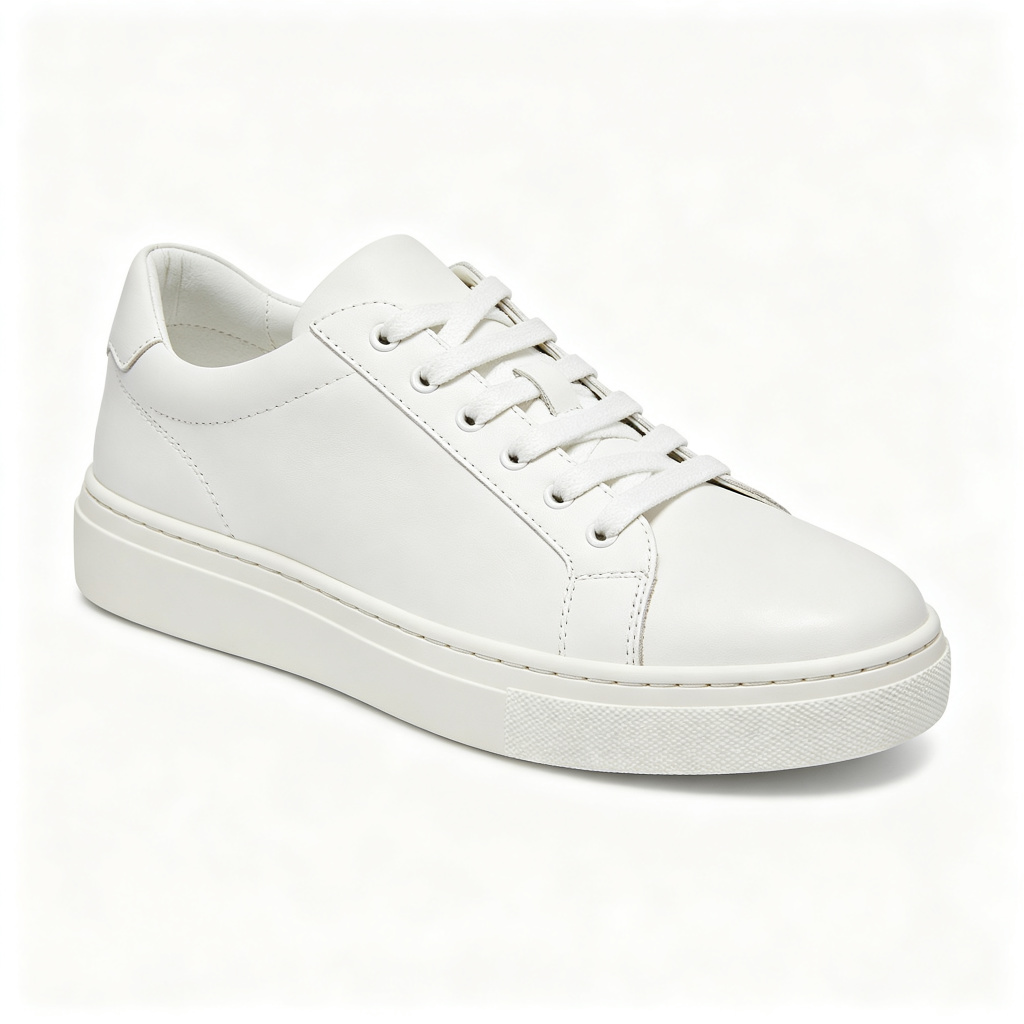 White Leather Sneakers