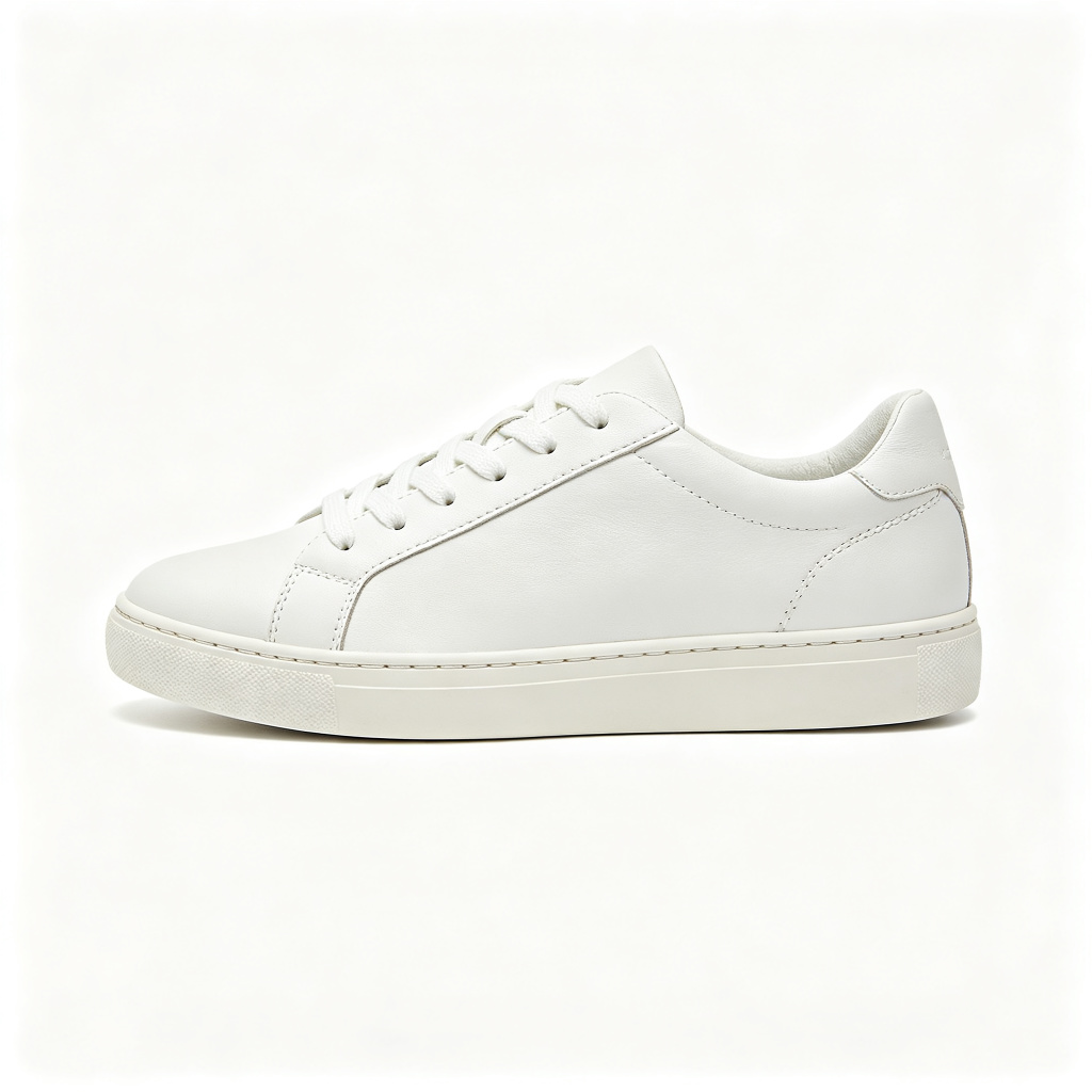 White Leather Sneakers