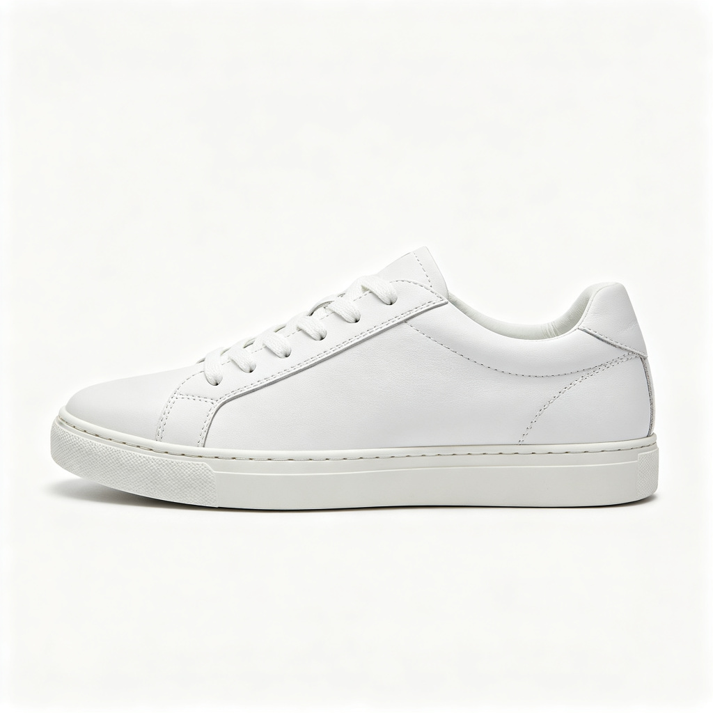 White Leather Sneakers