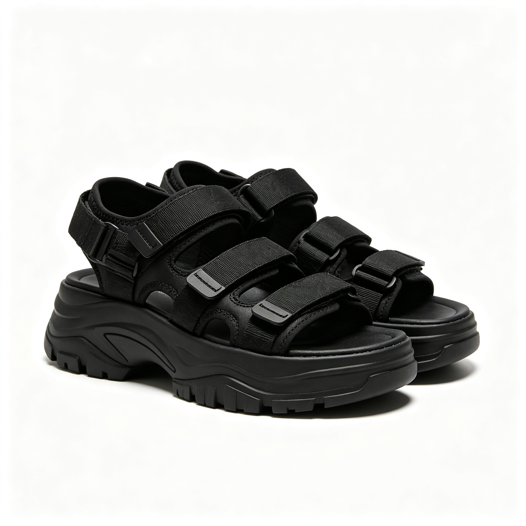 Black Sport Sandals